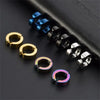 2pcs 316L Stainless Steel Cuff Earring, Non Piercing Hoop Earring Clip On Earring Fake Piercing Earring Hoop - Image 3