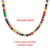 Tennis Choker Necklaces Women HipHop Iced Out Cubic Zirconia Gold Color Crystal Chain Female Jewelry on The Neck - Image 7