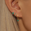 3PCS Stainless Steel Zircon Small Hoop Earrings Set For Women Geometric Cartilage Piercing Earring Wedding Jewelry - Image 1