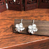 Minimalist Zircon Flower Stud Earrings for Women Cute Metal Floral Plant Earrings Casual Party Jewelry Accessories Gifts - Image 2