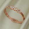 Classic 316L Stainless Steel Letter D Bangles for Women Jewelry Star Bracelets Party Gifts - Image 12