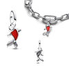 925Silver ME Gold Butterfly Elephant Heart shaped Circular Buckle Charm Pendant Fit for ME Bracelet Necklace Women's Jewelry - Image 2