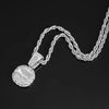 Delicate Shiny Last Supper Pendant Necklace Men's Jewelry Match Iced Out 4mm Tennis Chain Men Hip Hop Style Women Gift - Image 4