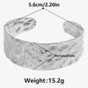 Geometric Chunky Stainless Steel Bracelets Bangles For Women Men Accessories Silver Color Wrist Jewelry No Fade Bangle - Image 10