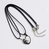 Couple Heart Necklace Cute Cartoon Cat Pendant Necklace Simple Color Black Animal Necklace Jewelry Gift For Friends - Image 6