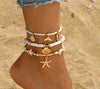 Beaded Beach Anklet with Stone Pendant Options - Image 10