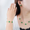 Classic Stainless Steel Bracelet Ladies Adjustable Five Flower Bracelets for Women Party Jewelry Gifts Clover - Image 6