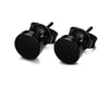 8 Pairs Earrings for Men Steel Mens Black Earrings Multipack Stud Huggie Small Hoop Earrings Set - Image 10