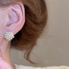 6/10/12 Pcs Simulated Pearl Round Square Stud Earrings Small French Elegant Daity Ear Studs for Women Daily Jewelry Sets F - Image 2