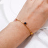 1 Piece 304 Stainless Steel Link Cable Chain Anklet Multicolor Rhinestone For Women Party Bracelets Gift 22cm(8.7") long - Image 4