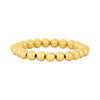 Gold Color Bracelets 2/3/4/5/6/8/10MM Ball Beads Cuff Bracelet for Women Men Charms Metal Statement Jewelry - Image 14