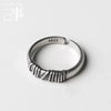 Bfclub Silver Rings For Women Men Jewelry Finger Adjustable Open Vintage Knots Ring For Party Birthday Gift - Image 1