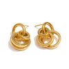 Stainless Steel Multi Circle Round Drop Earrings Daily Recommend Attractive Women Jewelry Gift - Image 7