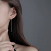 Simple Style Box Chain Tassel Drop Earrings For Women Long Dangle Earring Piercing Line Accessories Thin Mini Ear Jewelry - Image 6