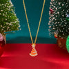 Full Rhinestone Christmas Tree Snowflake Pendant Necklace For Women Zircon Star Sweater Collarbone Chain Jewelry - Image 11