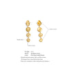 Casual Stainless Steel Round Chain Drop Long Hanging Earrings Golden Pvd Plated Daily Versatile Wear Jewelry - Image 6
