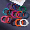 Stainless Steel Spring Bracelet Set Bohemian Style Color Bracelet 12 Laps Set Gift - Image 2