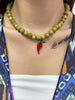 Glass Bead Necklace with Colorful Fish Pendant - Image 15