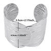 1/5Pcs Stainless Steel Minimalist Punk Twist Bracelet Women Geometric Stackable Adjustable Versatile Women Cuff Bangle Jewelry - Image 17