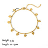 Summer Gold Color Anklets For Women Stainless Steel Firga Chain Feet Jewelry Layered Link Chain Accessory - Image 7