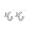 heart jewelry sets Cubic zirconia heart connector bracelet for women Brass necklace party Jewelry - Image 16