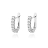 Cubic Zirconic U Shape Earrings for Women Stainelss Steel Earrings Piercing Earring Jewelry Gift - Image 7
