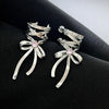 Y2K Girls Ribbon Aesthetics Ear Clips Ballet Style Ribbon Bow-Knot Ear Cuff Women Korean Kpop Earring Jewelry Gifts - Image 5