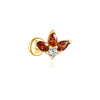1PC Silver Horse Eye Zircon Crown Tassel Puncture Thread Flat Earring For Women Long Cartilage Chain - Image 36