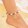 Gravel Bead Shell Pendant Anklets for Women Boho Starfish Turtle Crush Stone Bracelet on the Leg Barefoot Sandal Jewelry - Image 7