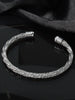 Stainless Steel Gold Color Wire Knot Bracelet Hip Hop Women Men Open Cuff Bangle Pulseira Bileklik Jewelry Gifts - Image 13