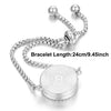 Tree of Life Aromatherapy Bracelet Open Lockets Bangle Essential Oil Diffuser Bracelet Adjustable Chain Bracelet with 10pcs Pads - Image 4