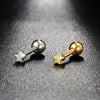 Tragus Piercing Women's Hoop Earrings with Chain Helix Star Butterfly Crown Zircon Ear Rook Daith Sung Body Jewelry Gift - Image 5