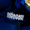 ThreeGrace Shiny Zircon Elegant Open Cuff Bangle and Ring Set for Women Dubai Bridal Wedding Evening Party Jewelry - Image 5