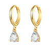 Stainless Steel Crystal Zircon Drop Earrings For Women Punk Cubic Zirconia Wedding Female Jewelry Girl Friendship Gifts - Image 12