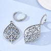 Symmetrical Filigree Drop Earrings with Hollow Pattern in Two Styles - Image 2
