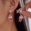 Cute Nutcracker Soldier Pendant Earrings For Women Shiny Rhinestone Imitation Pearl Elegant Earrings Christmas Year Jewelry - Image 17