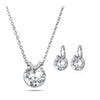 Romantic Bella V Pendant Necklace for Women Wedding Friends Christmas Crystals from Austria Silver Gold Color Jewelry - Image 5