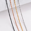 Width 0.9/1.2/1.5mm Stainless Steel Necklace Snake Chain Men Women Choker Gift Jewelry Various Length - Image 7