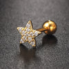 1pc Helix Piercing Earrings for Women Zircon Small Star Cartilage Tragus Piercing Ear Rings Body Accessories Jewelry Gift - Image 3