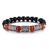 Norse Viking Runes Stone Bracelet for Men 8Mm Lava Obsidian Turquoises Beads Charm Bangles Lucky Amulet Jewelry Gift - Image 14