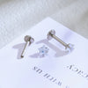 Titanium 16G Five-Pointed Star CZ Cartilage Helix Earring Trinity CZ Tragus Stud Conch Earlobe Lip Piercing Jewelry - Image 5