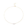 Three Zircon Thin Necklace for Women Simple Clavicle chain Delicate Elegant Jewelry Gifts Wedding - Image 6