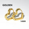 1Pair Punk Stainless Steel Heart Hoop Earrings For Women Not Fade Ear Rings Hip Hop Jewelry - Image 8