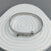 nail zircon stainless steelGold-plated bracelet couple bracelet, wife gift - Image 3