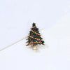 Christmas series brooch festive tree coat accessory gift watercolor pin - Image 4
