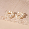 Non-Piercing C-Shaped Clip Earrings with Rounded Bead Accents - Image 14
