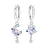 Silver Colorful Love Satellite Drop Earrings Women Earrings Charm Versatile Party Jewelry Gifts - Image 10