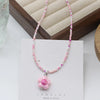 Beaded Daisy Choker Necklace Colorful Y2K Style - Image 10