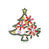 Christmas Sparkling Crystal Botanical Brooch Rhinestone Pearl Christmas Tree Pin Men and Women Accessories Holiday Gift - Image 17