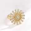 Beads Ring Fidget Spinner Rings Korea Crystal Butterfly Flower Star Moon Ring Jewelry Gift - Image 28